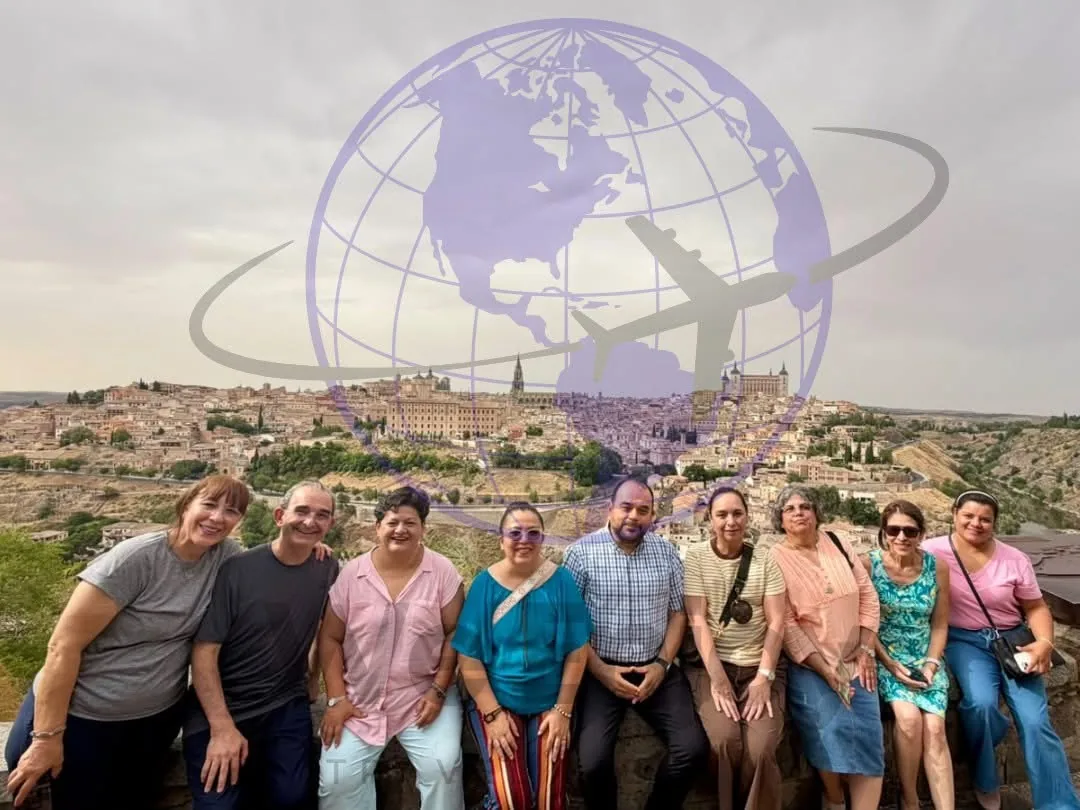 Grupo de viajeros We Enjoy en Toledo